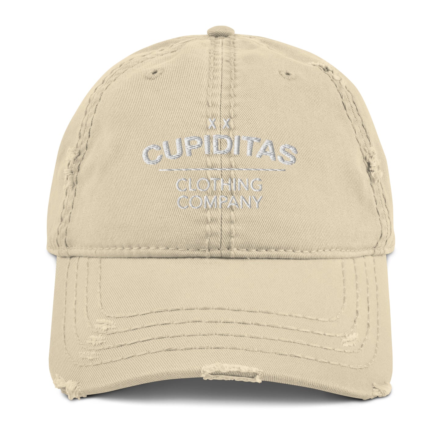 Cupiditas Distressed Dad Hat