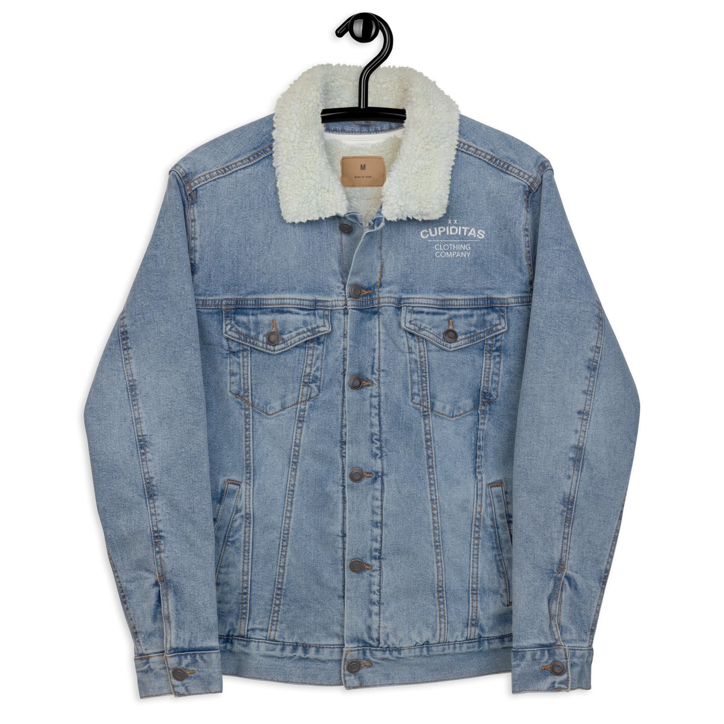 Cupiditas Denim Sherpa Jacket